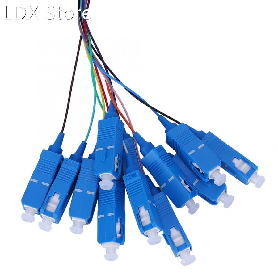 Fiber Optic Patch SC/UPC Fiber Pigtail Cable Sigle Mode 12-C