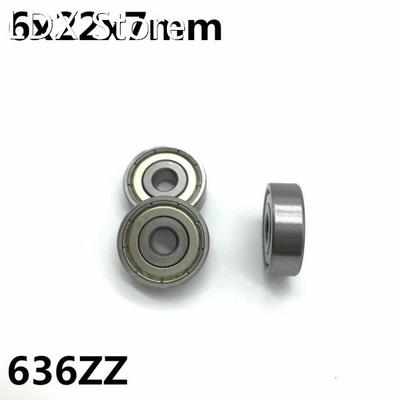 50Pcs 636ZZ 636-2Z 6x22x7 mm Deep groove ball bearing Miniat