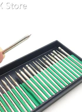 30pcs Burs Diamond Rotary Burr Bits Grinding Head Set 适用于