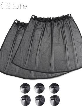 2Pcs Car Curtain Side Window Car Sun Shade Curtain Windshiel