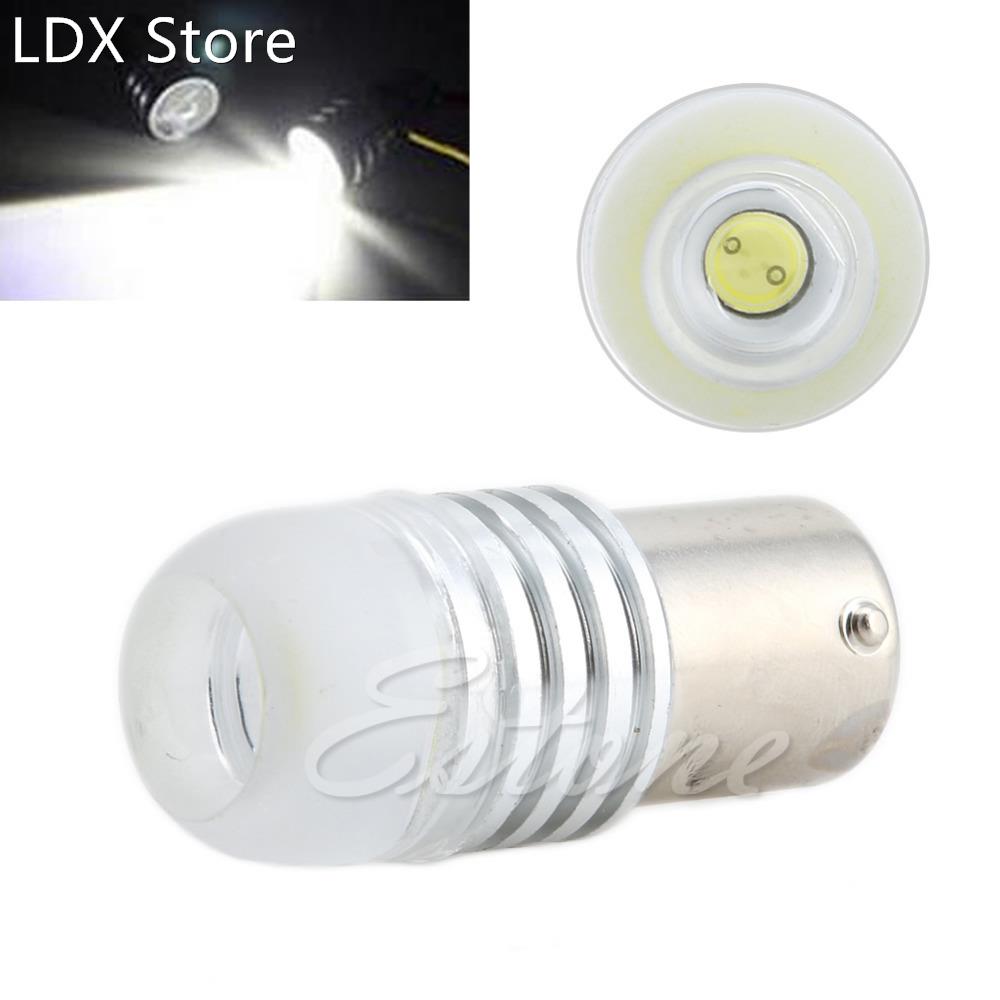 1Pc Hot 1156 BA15S P21W White High Power Q5LED 12V Car Reve
