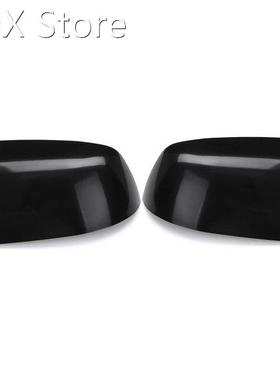 Black Car Rear View Mirror Cover Driver Wing Mirror Shell Pa