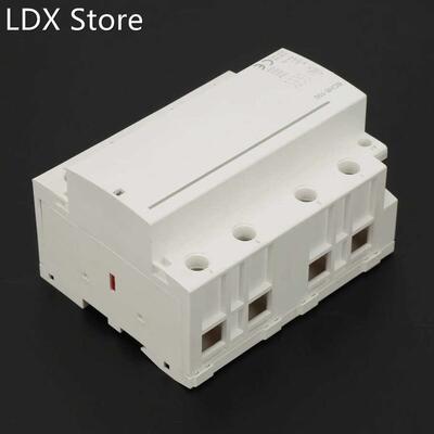 4P 4NC 50/60HZ Household DIN Rail AC Contactor Low Power Con