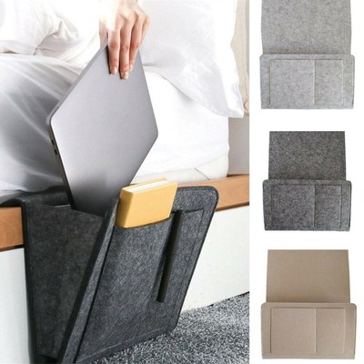 Felt Bedside Storage Organizer Bed Desk Bag Sofa TV Remote C