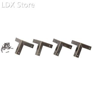 4Pcs Wooden Box Coner Wine Box Protector Furniture Hardware