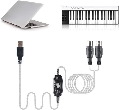 USB to Midi interface Cable MIDI Adapter Cable Cable Conver