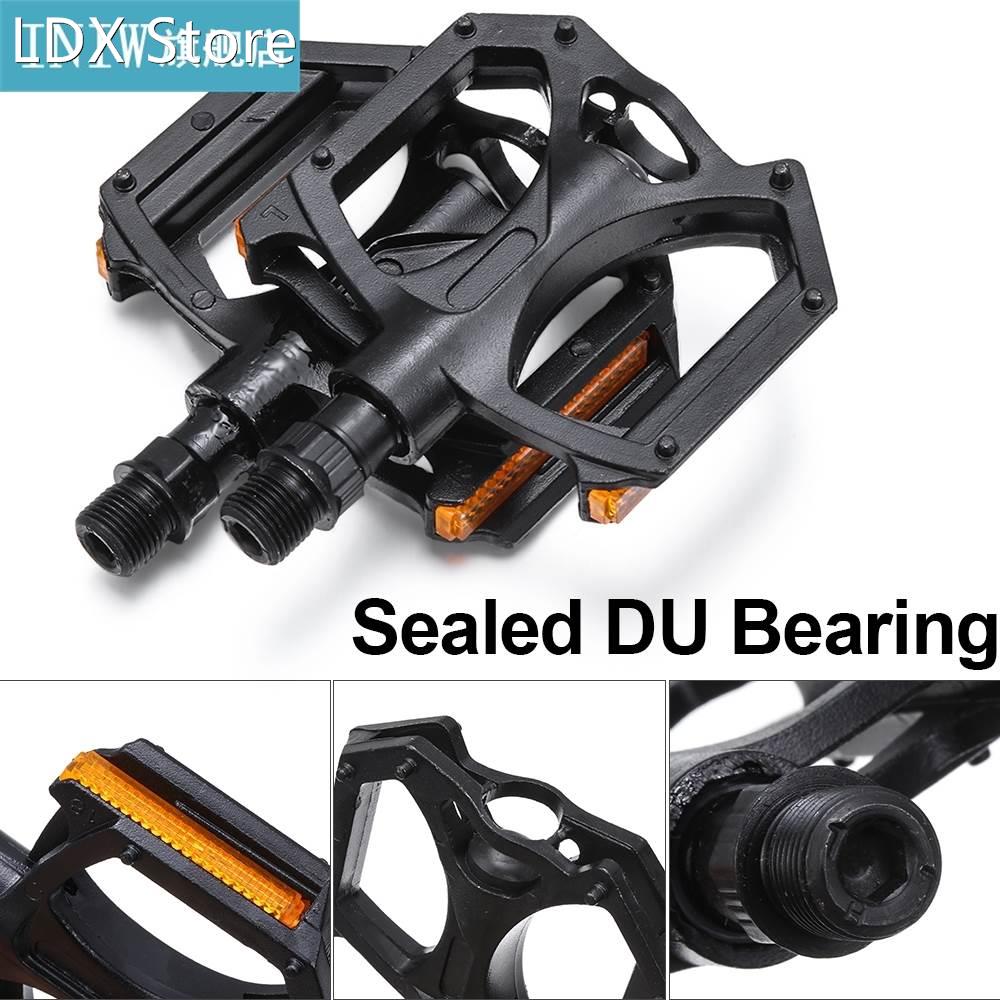 1 Pair Mountain Bike Pedals Aluminum Alloy Sealed Bearing Fl
