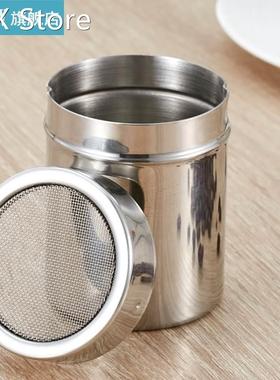Stainless Steel Chocolate Shaker Cocoa Flour Coffee Sifter +
