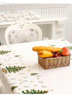 1PC 110-180cm Disposable Merry Christmas Rectangular Printed