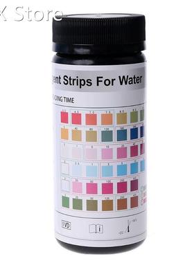 100strips Water Test Paper 6in1 pH alkalinity Nitrite Chlori