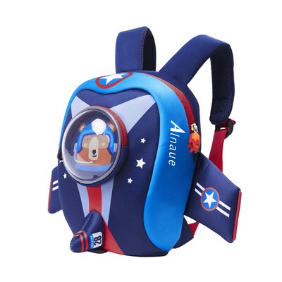 Toddler Backpack with Safety Harness Leash Kids Rocket Back