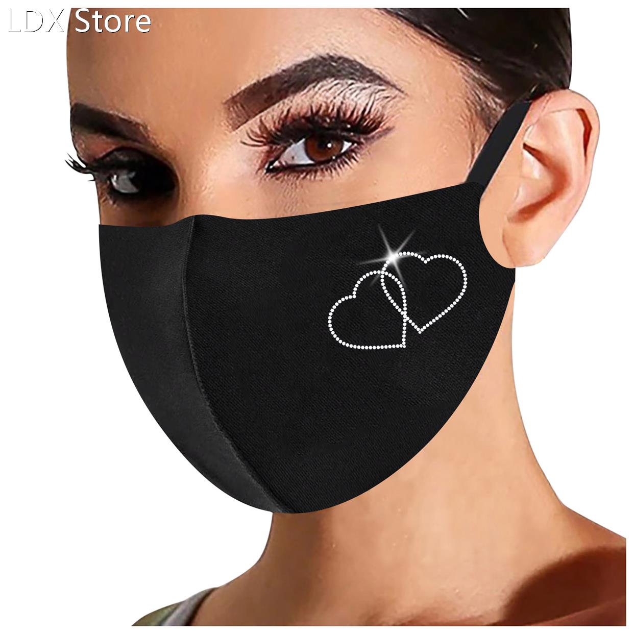Glitter Rhinestone masque Diamond Crytal Decoration Facemask
