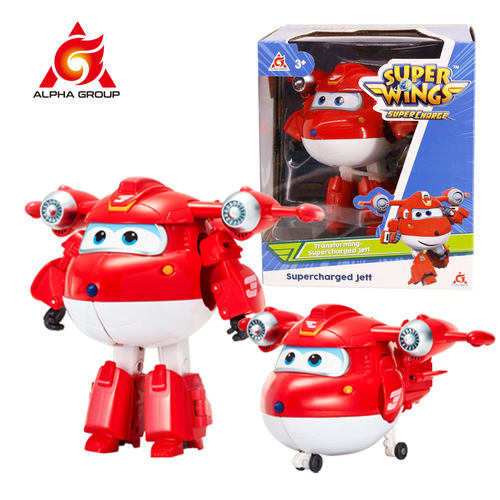 Super Wings  5'' BIG Transforming Jett Dizzy Donnie Deformat