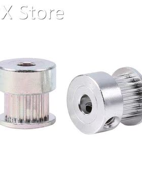 2Pcs/Lot Aluminum Alloy Gear Tooth Pulley 5mm Inner Diameter