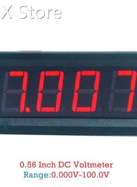 DC 0-99.99V (100V) 4-digits 0.56inch Digital Voltmeter 3Wire