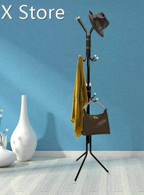 Coat Rack Hat Stand Tree Clothes Hanger Umbrella Holder Meta