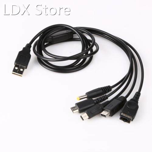 1.2M 5 in1 USB Charger Charging Leads Cables Cords for Ninte