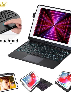 360 Rotatio Case keyboard For iPad 8th 10.2 Air 3 10.5 Pro