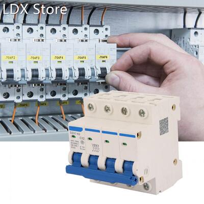 Miniature Circuit Breaker DZ47-63 4P 32A 400V Miniature RCCB