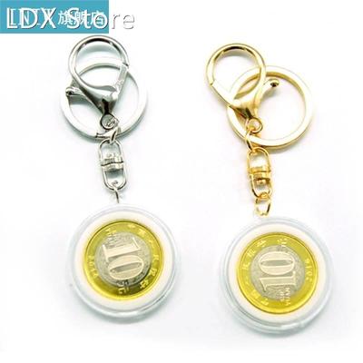Acrylic Coin Holder Capsule With Pad Ring For 30mm 27mm Keyr
