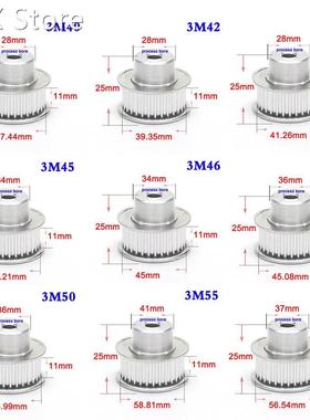 1PCS 3M 40 Teeth To 70 Teeth Synchronous Wheel Process Bore