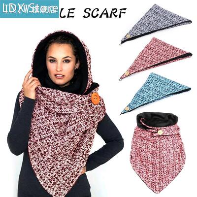Unisex Foulard Cotton Ring Neck Scarf Warm Soft Cycling Scar
