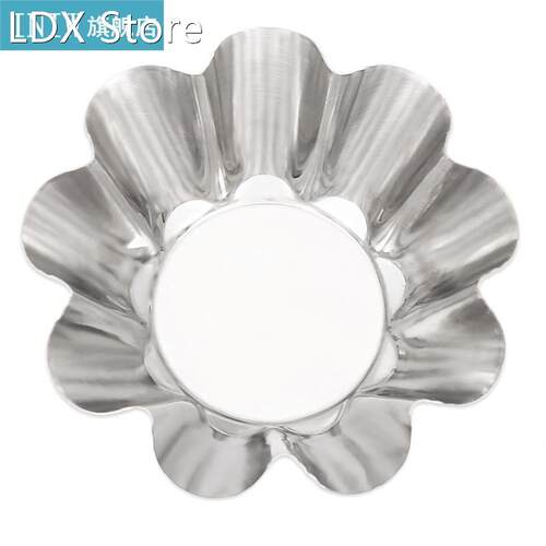 1pc Egg Tart Mold Non-Stick Stainless Steel Cupcake