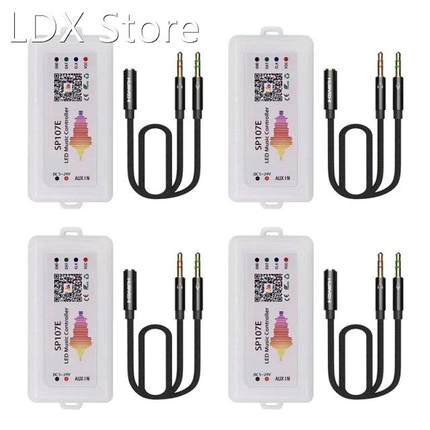 4X WIFI RGB SP107E Pixel IC SPI Music Bluetooth Controller f