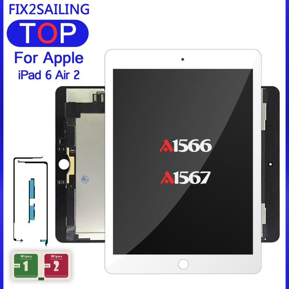 9.7'' Lcds New For Apple iPad 6 Air 2 A1567 A1566   AAA