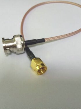 50PCS RG316 coaxial cable BNC male TO SMA male Cable Selli