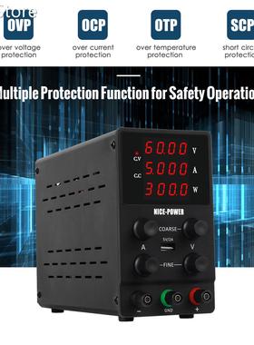 220V 0-60V 0-5A DC Power Supply Switching Voltage-stabilized