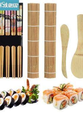 Sushi Making Kits Bamboo Cake Roll Curtain Rice Ball Mat Mak