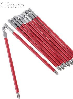 10pcs PH2 150mm Power Drill Bit Set Long Reach Non Slip 1/4&