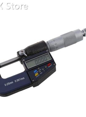 New 25mm/0.001mm Electronic Digital Micrometer