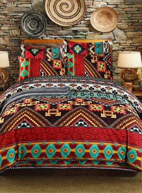 Bohemian 3d comforter bedding set queen size duvet cover bed