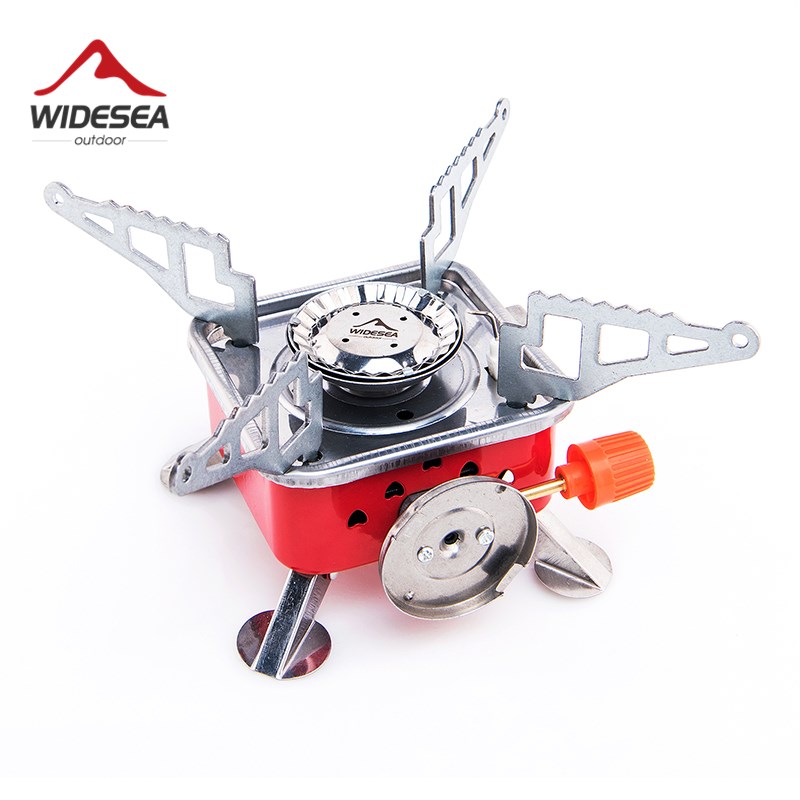 Widesea Gas Burner Camping Stove Tourist Equipt Lighter Outd