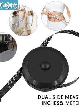 1.5m/60inch Black White Tape Measures Dual Sided Retractable