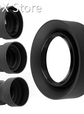 10pcs/lot 49 52 55 58 62 67 72 77 82mm 3-Stage 3 in1 Collaps