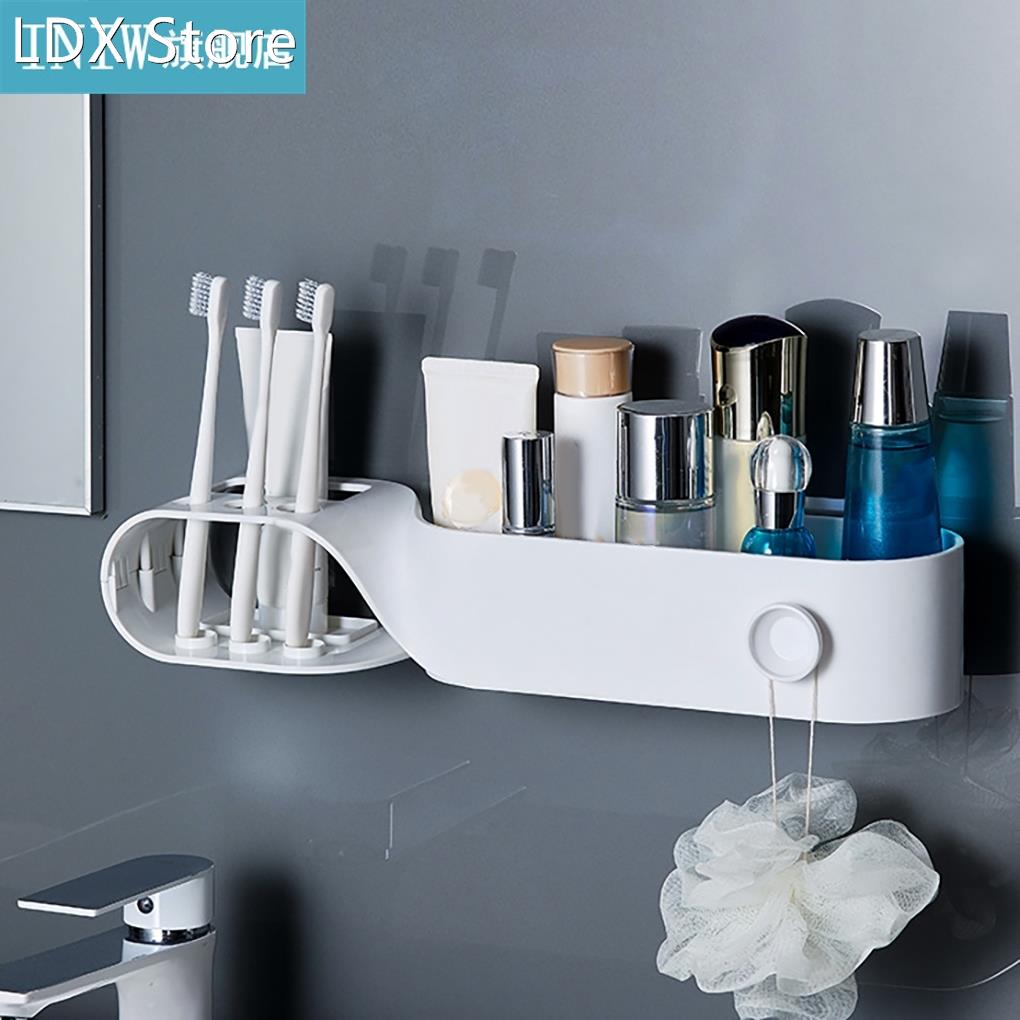 Bathroom Shelf WC Shampoo Holder Bath Cosmetic Storage Organ
