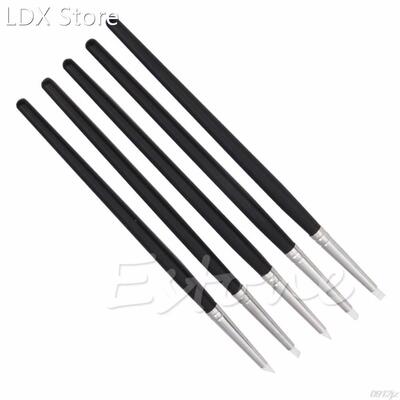 New 5Pcs Flexible Silicone Rubber Shapers Clay Sculpting Fim