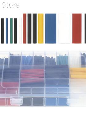 580PCS Assorted 2:1 Polyolefin Heat Shrink Tubing Tube Halog