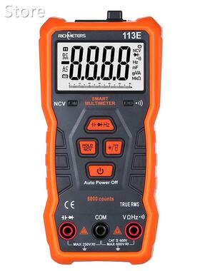 RM113E NCV Digital Multimeter 6000 Counts Auto Ranging AC/DC