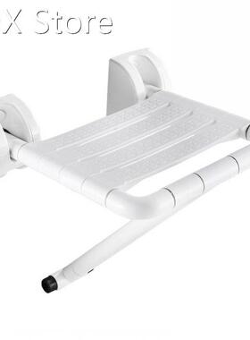 Wall Mounted Bathroom Foldable Stool 220 Lbs Bearing Weight