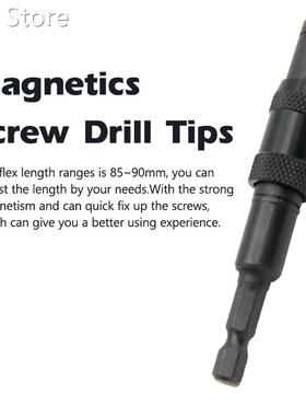 Magnetics Screw Drill Tips 85~90mm Flex Length Screw Tools E