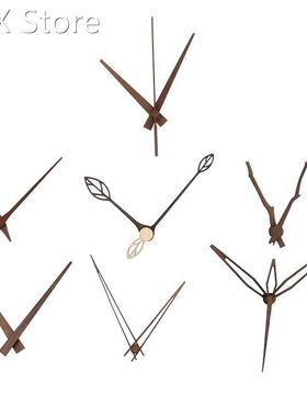 1 set Wooden pointers DIY creative wall clock hands 10 12 in