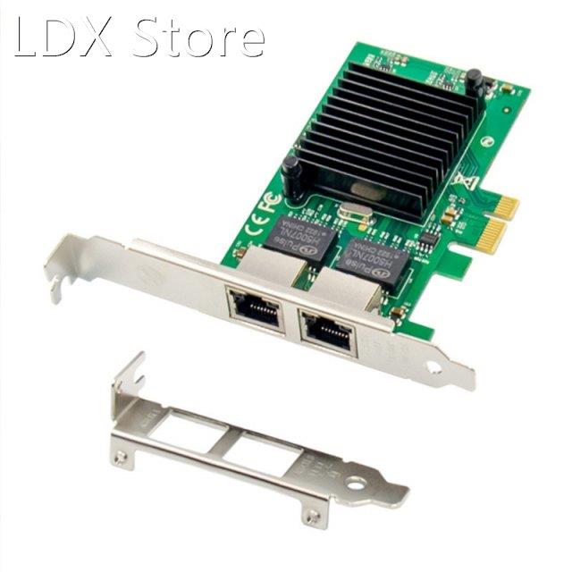 PCIE X1 82576EB Dual Ports 1000M Gigabit Ethernet Network Ca