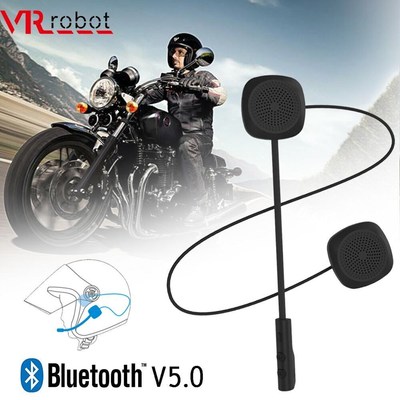 Bluetooth 5.0 Moto Helmet Headset Wireless Handsfree Stereo