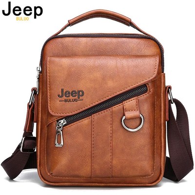 JEEP BULUO Men Bags Crossbody Shoulder Bag For Male Split L