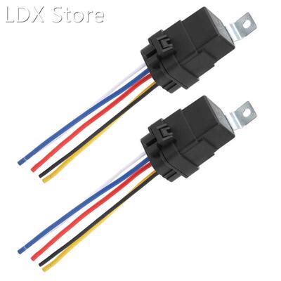 2pcs Car Flasher Relay with Socket Vehicle Refitting Waterpr