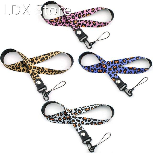 Leopard Phone Neck Straps Lanyard For Keys Cheetah ID Badge